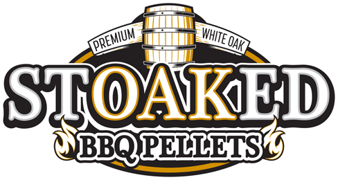 Stoaked oak pellets logo